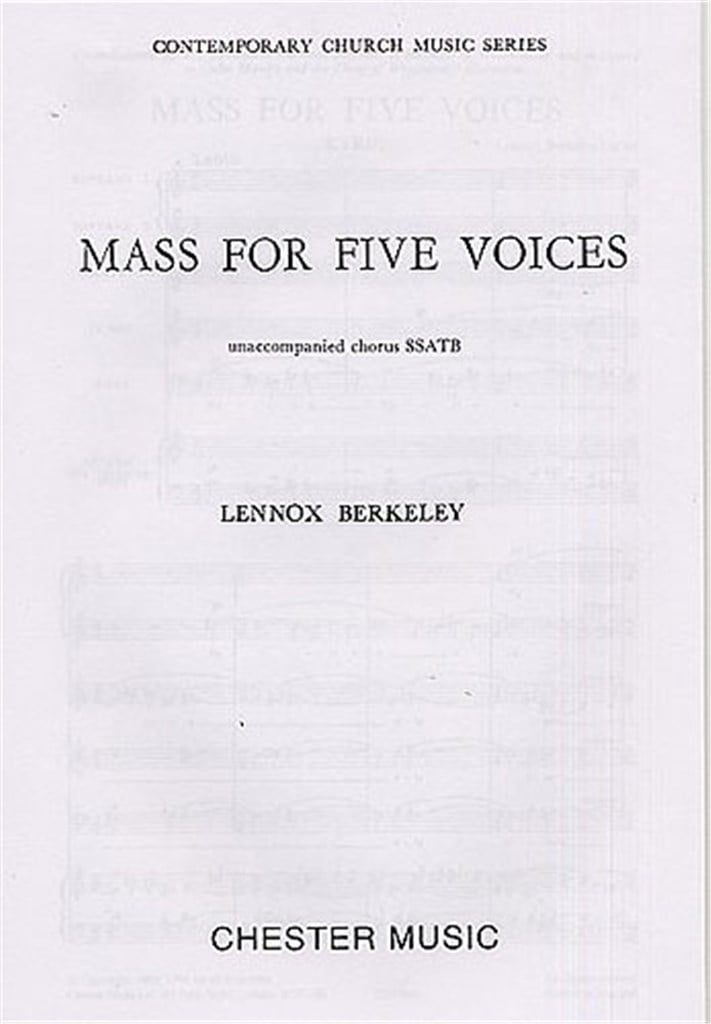 Mass For Five Voices Op.64